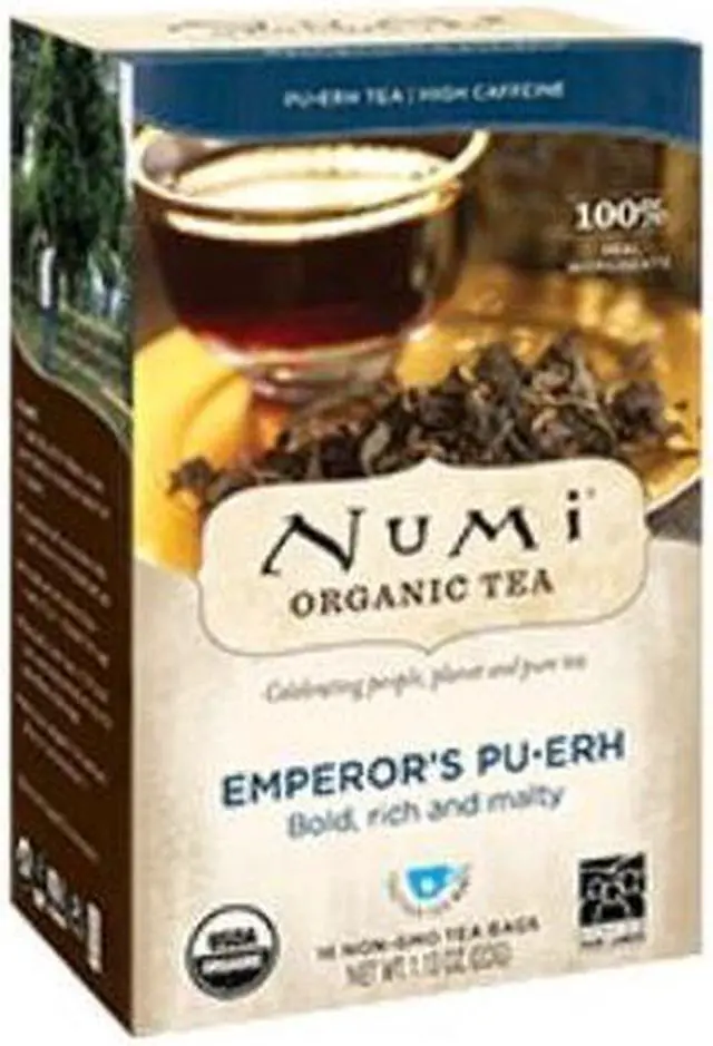 Alt view image 8 of 12 - Organic Teas and Teasans .125oz Emperor's Puerh 16/Box