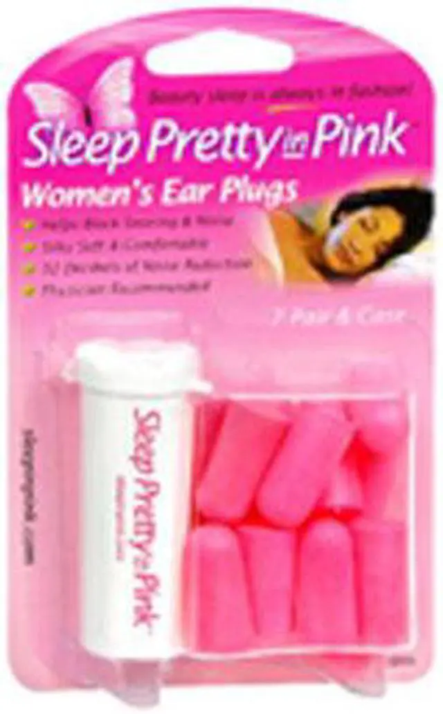 Alt view image 2 of 4 - Sleep Pretty in Pink Women's Ear Plugs - 14 Pair