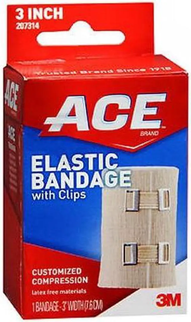 Alt view image 4 of 9 - Ace Elastic Bandage with Clips 3 Inch