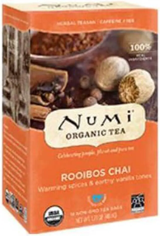Alt view image 10 of 16 - Numi Tea Organic Ruby Chai Herbal Tea ( 6x18 BAG)