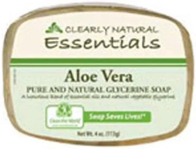 Alt view image 2 of 4 - Clearly Natural Bar Soap - Aloe Vera - 3 Pack - 4 oz Bar Soap