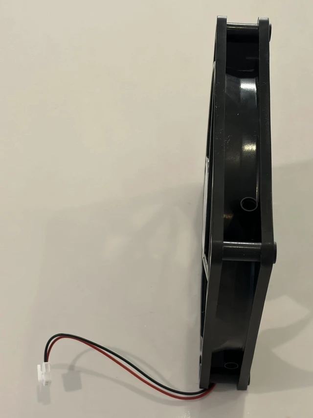 Alt view image 4 of 6 - Jamicon JF1425B1HR-R 140mm 12V DC Dual Ball Bearing Cooling Fan 2-Wire