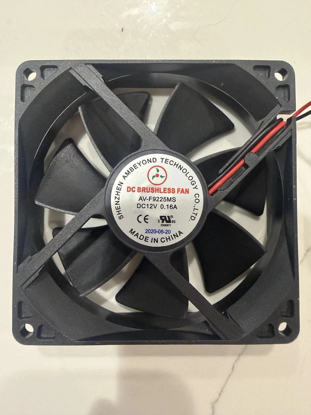 Main image of AV-F9225MS 92x92x25mm 12V DC Axial Cooling Fan Bulk Lot Electronics Equipment