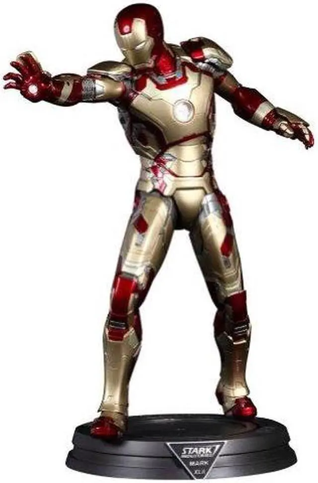 Alt view image 8 of 13 - Iron Man Mark XLII Power Pose Iron Man 3 Hot Toys 1/6 Scale Figure