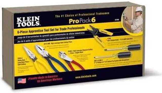 Main image of Klein Tools ProPack 6 Apprentice Tool Set for Trade Professionals (6-Piece)