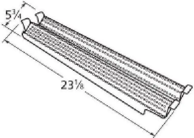 Main image of Music City Metals 94081 Stainless Steel Heat Plate Replacement for Select Viking Gas Grill Models