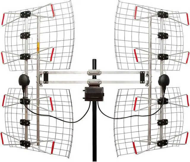 Alt view image 3 of 4 - Antennas Direct ADIDB8EM Antennas Direct Db8-e Enhanced Db8e Multi-directional Bowtie Uhf Antenna