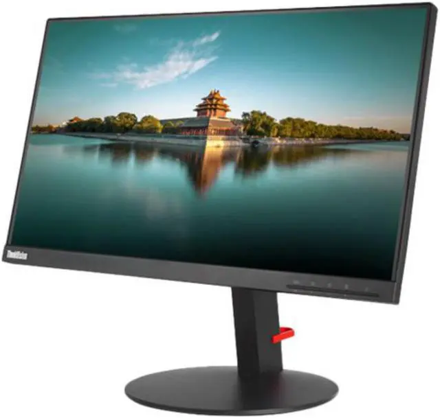 Alt view image 17 of 20 - Lenovo ThinkVision P24h-10 23.8" 2560x1440 QHD USB-C DisplayPort HDMI 4ms In-Plane Switching Panel IPS LED Backlight Mon