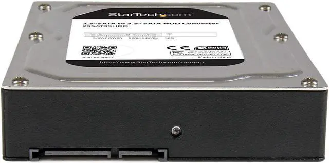 Alt view image 3 of 6 - StarTech.com 25SAT35HDD 2.5” to 3.5” SATA Aluminum Hard Drive Adapter Enclosure SSD / HDD Height up to 12.5mm - 2.5in to 3.5in SATA SSD/HDD Converter