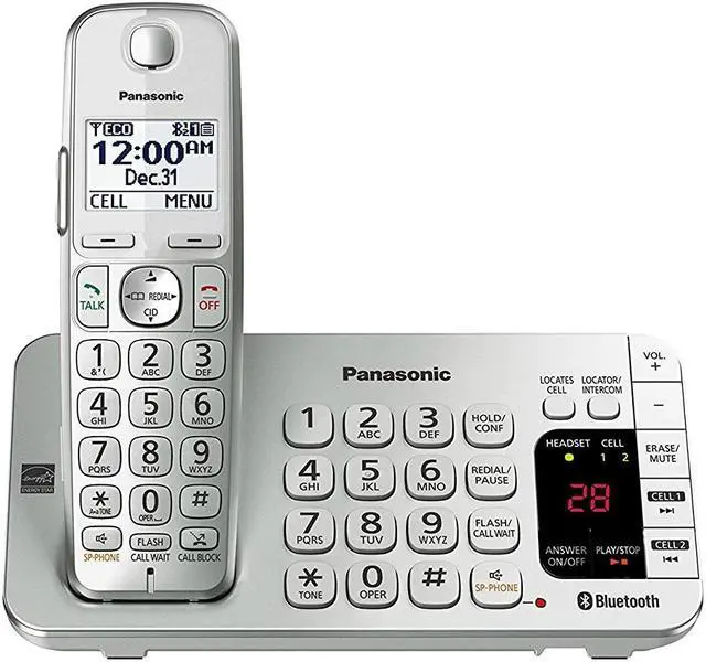 4-Handset Corded/Cordless System with Talking Caller ID - Thumbnail 4