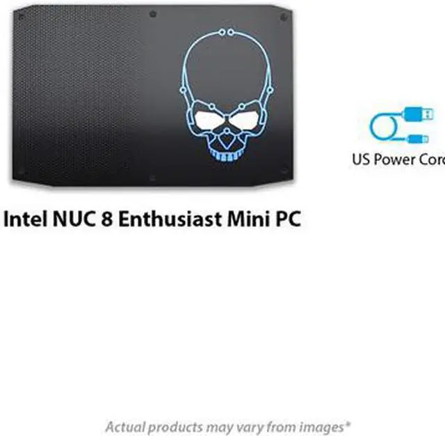 Alt view image 10 of 12 - Intel NUC 8 Extreme Mini PC (NUC8i7HVKVA) - Intel Core i7-8809G - 16 GB DDR4 - 1 TB NVMe SSD - Windows 10 Home 64-bit