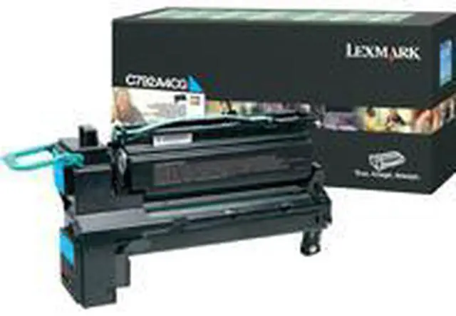 Alt view image 6 of 12 - Lexmark C792A4CG Return Program Toner Cartridge - Cyan