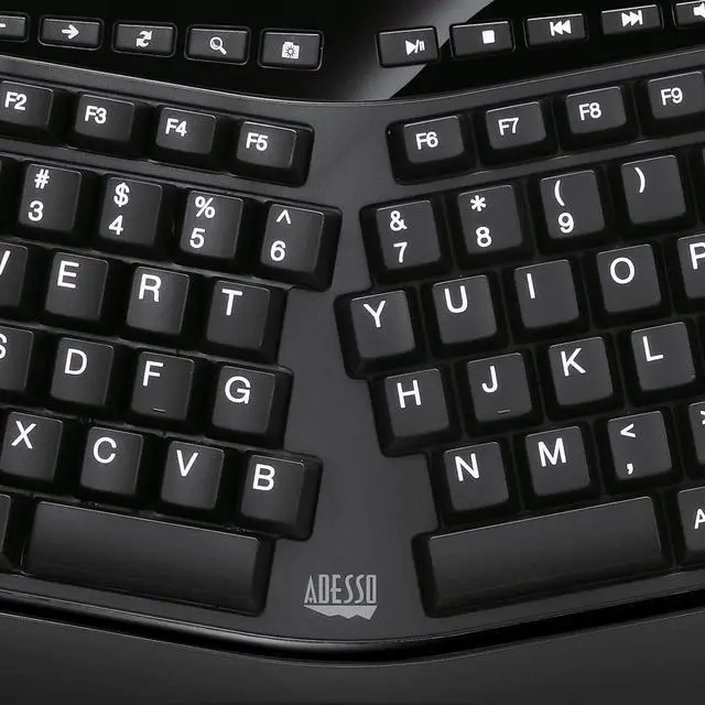 Alt view image 8 of 20 - ERGONOMIC TOUCHPAD KEYBOARD USB