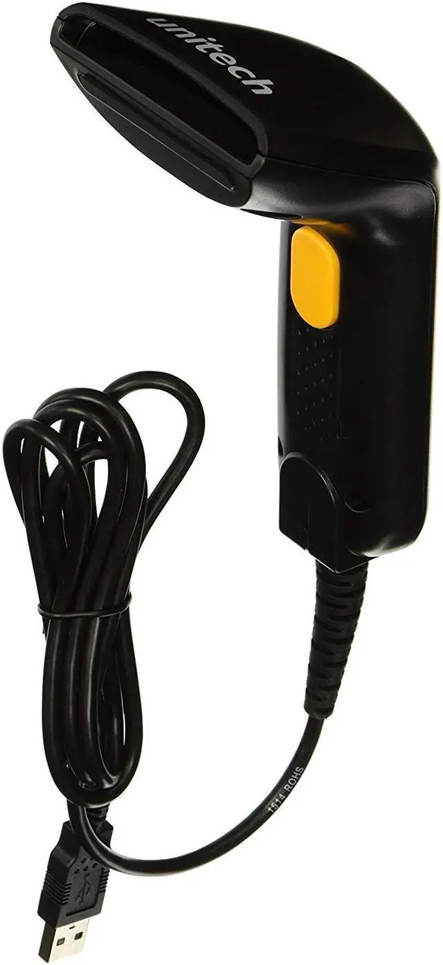 Alt view image 3 of 15 - UNITECH AMERICA AS10-U UNITECH, AS10 BARCODE SCANNER, LINEAR IMAGER, USB, BLACK