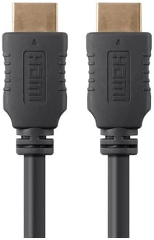 Alt view image 6 of 20 - Monoprice HDMI Cable - 1.5 Feet - Black | High Speed, 4K@60Hz, HDR, 18Gbps, YUV 4:4:4, 28AWG, Compatible with HD TV and More - Select Series