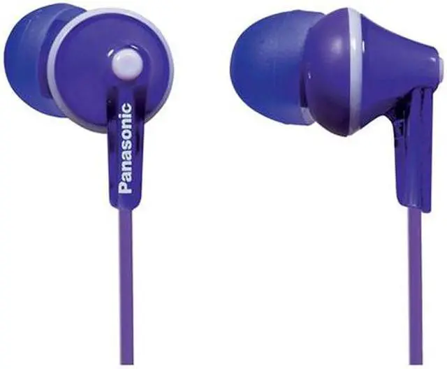 Alt view image 12 of 14 - Panasonic Rp-tcm125-v Tcm125 Earbuds With Remote & Microphone (Purple)
