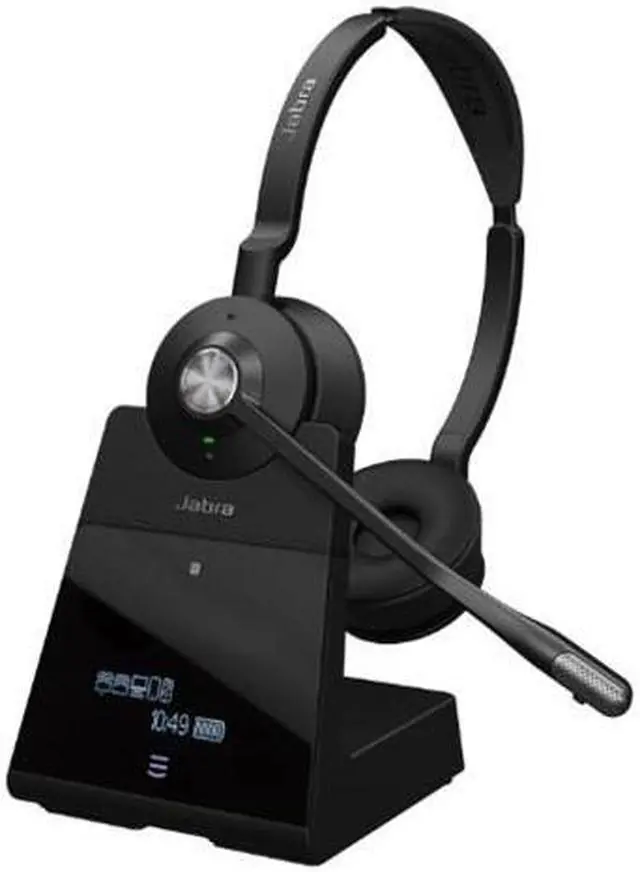 Alt view image 5 of 8 - Jabra Engage 75 Stereo Wireless Headset with Noise-Canceling Microphone