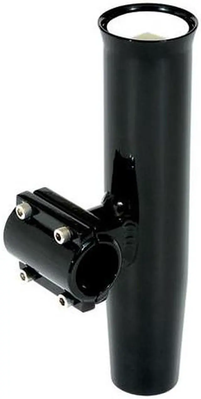 Alt view image 4 of 6 - LEE'S CLAMP-ON ROD HOLDER BK ALUM HORIZONTAL PIPE SIZE #3