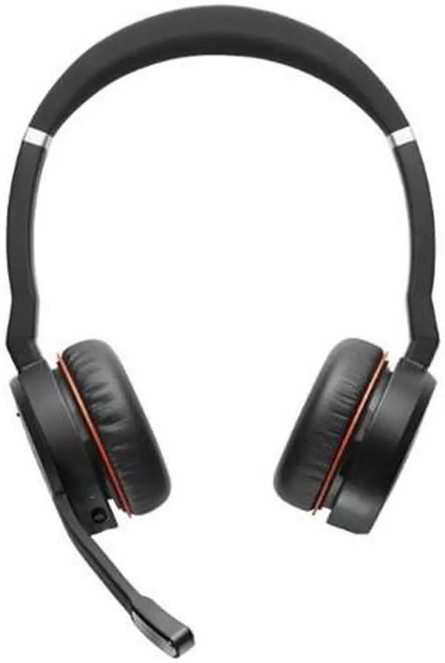 Alt view image 3 of 4 - Jabra Evolve 75 MS Duo Headset with Charging Stand, Integrated Busylight ,Discrete Boom Arm