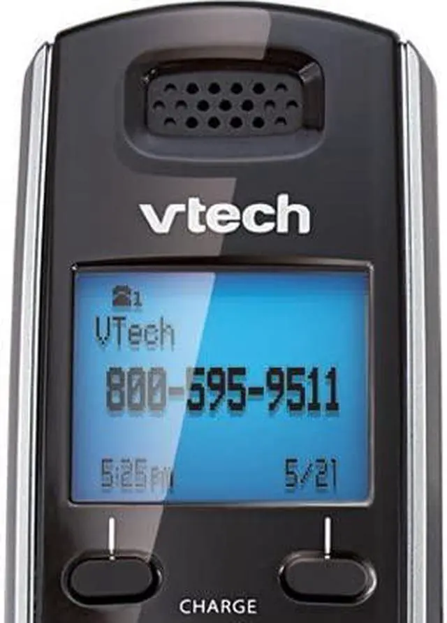 Alt view image 9 of 12 - vtech ds6151-2 2 handset 2-line cordless phone system for home or small business with digital answering system & mailbox on eac