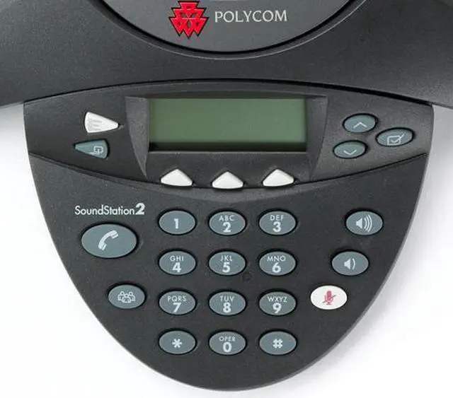 Alt view image 4 of 8 - Refurbish Polycom SoundStation 2 EX (2200-16200-001) Corded Conference Phone