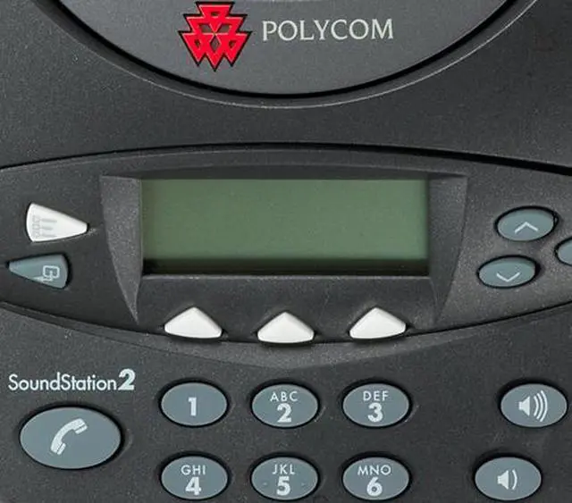 Alt view image 8 of 8 - Refurbish Polycom SoundStation 2 EX (2200-16200-001) Corded Conference Phone