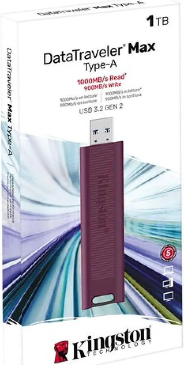 Alt view image 11 of 20 - Kingston 1TB DataTraveler Max USB 3.2 Gen 2 Series Flash Drive DTMAXA1TB