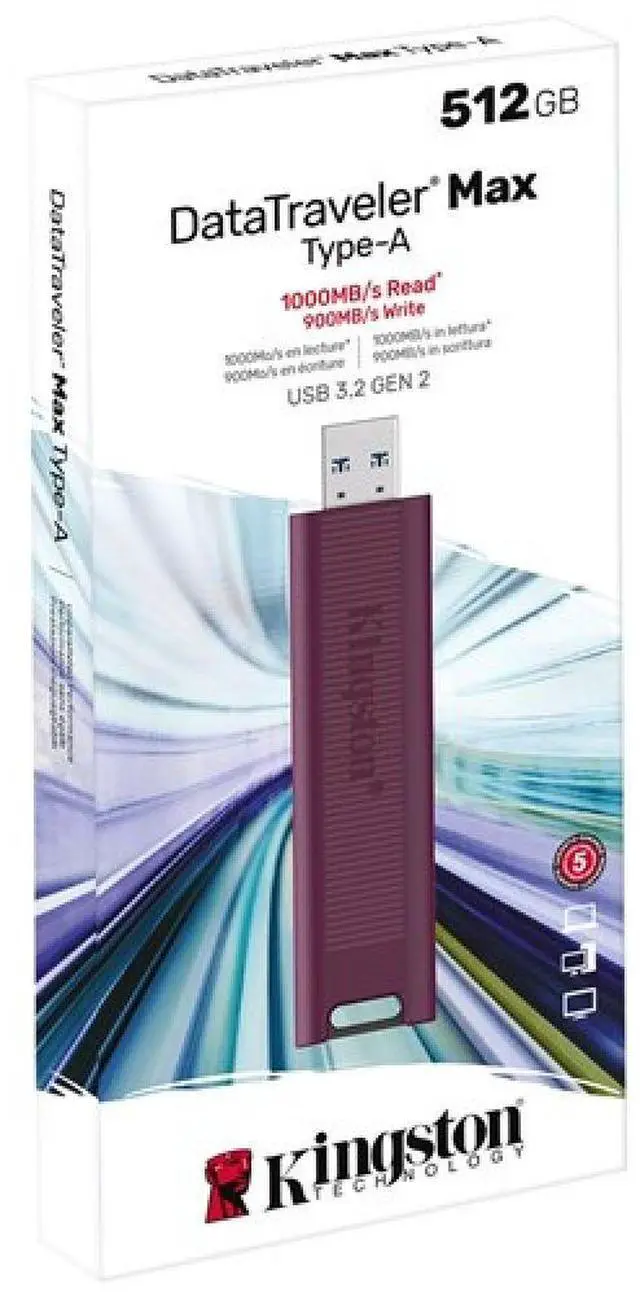 Alt view image 10 of 12 - Kingston DataTraveler Max USB 3.2 Gen 2 Series Flash Drive DTMAXA512GB