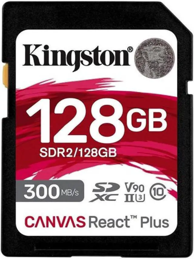 Alt view image 11 of 16 - Kingston Canvas React Plus 128GB Secure Digital Extended Capacity (SDXC) Flash Card Model SDR2/128GB