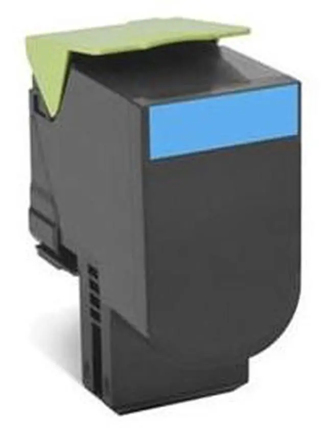 Alt view image 8 of 14 - Lexmark 70C0HCG High Yield Return Program Toner Cartridge - Cyan