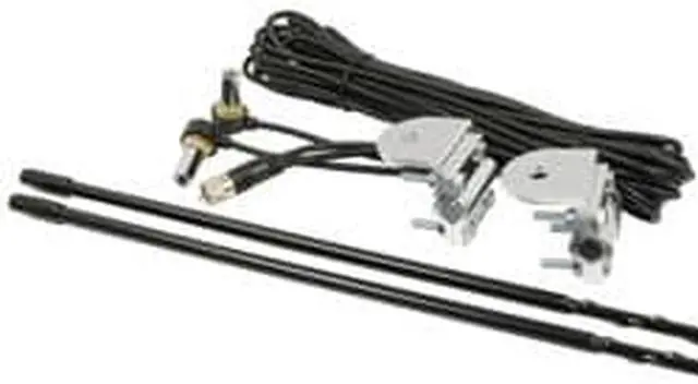 Alt view image 8 of 11 - ROADPRO R RPPS-23KB 3FT DUAL ANTENNA KIT  BLACK