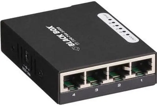 Alt view image 2 of 5 - Black Box USB-Powered 10/100 5-Port Switch