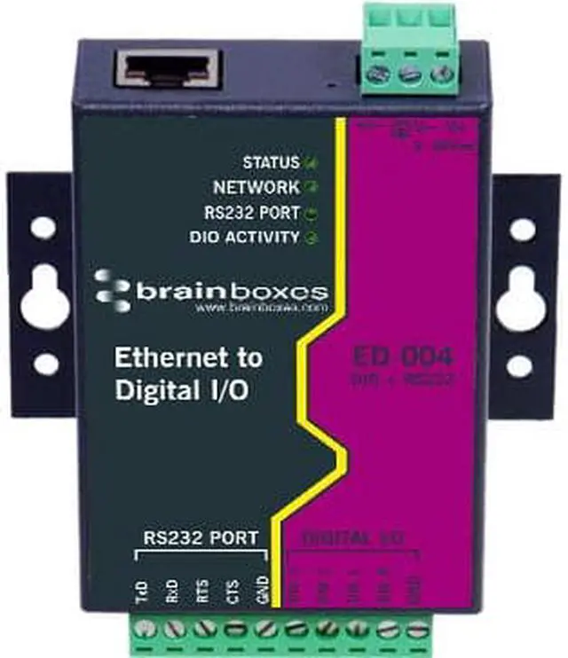 Alt view image 4 of 10 - Brainboxes ED-004 4 Port Selectable DIO + RS232