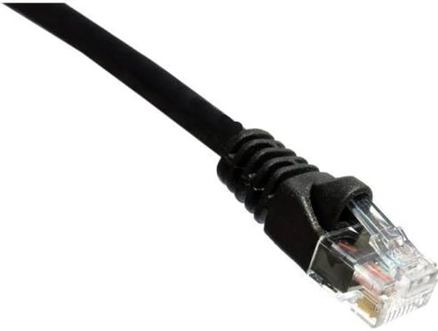 Alt view image 2 of 2 - AXIOM 15FT CAT5E 350MHZ PATCH CABLE MOLDED BOOT (BLACK)