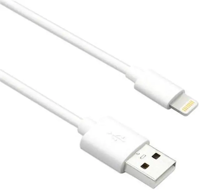Alt view image 4 of 4 - Axiom LGMUSBAMW06-AX Lightning To Usb-A M/M Adapter Cable - White 6Ft