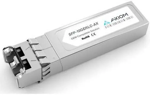 Alt view image 6 of 6 - Axiom SFP-10GERLC-AX Sfp+ Transceiver Module (Equivalent To: Moxa Sfp-10Gerlc) - 10 Gigabit Ethernet - 10Gbase-Er - Lc Single-Mode - Up To 24.9 Miles - 1550 Nm