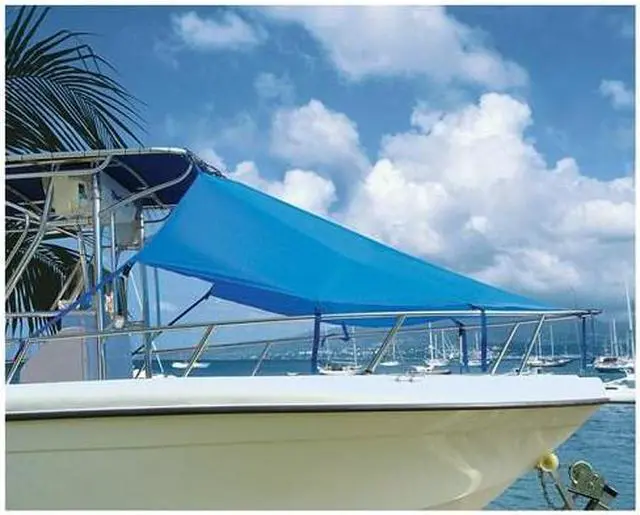 Alt view image 5 of 6 - Taylor Made T-Top Bow Shade 7'L X 102"W - Pacific Blue