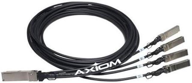 Alt view image 5 of 6 - Axiom Qsfp+ To 4 Sfp+ Passive Twinax Cable 1m - Twinaxial