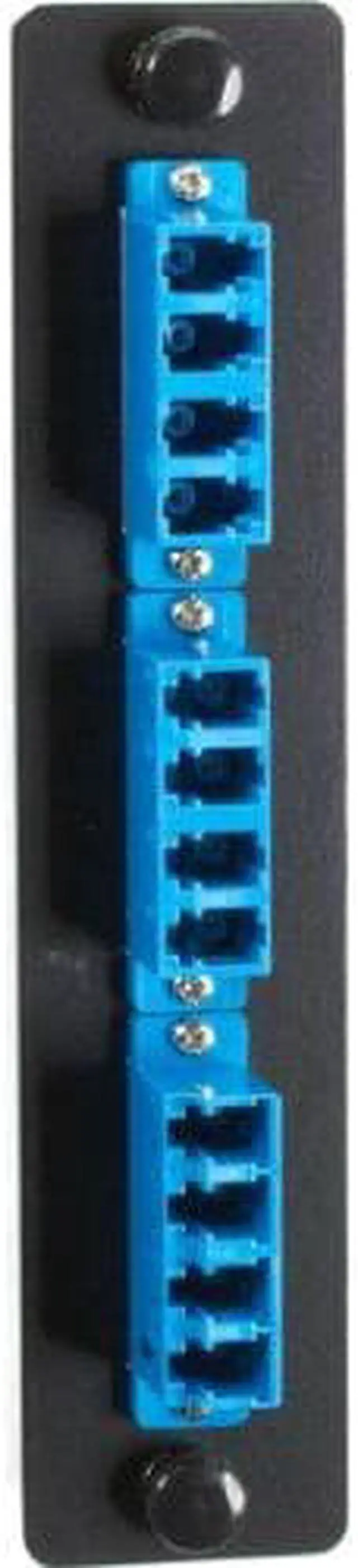 Alt view image 10 of 10 - BLACK BOX JPM455C-R2 FIBER ADAPTER PANEL - LOW-DENSITY, SINGLEMODE, CERAMIC SLEEVE, (6) LC DUPLEX, BL