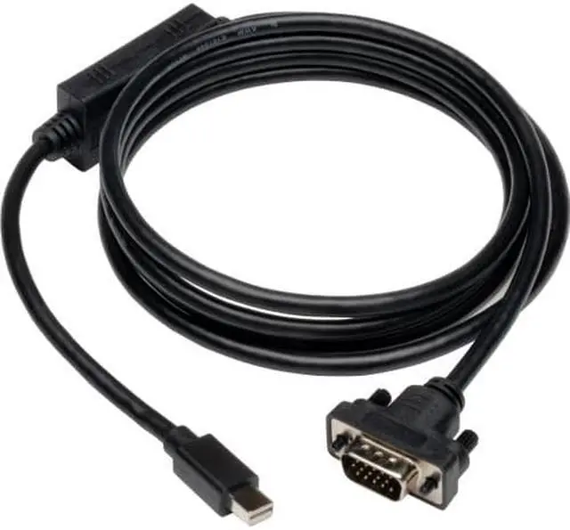 Alt view image 7 of 15 - Tripp Lite P586-006-VGA Tripp Lite Mini DisplayPort to VGA Cable Active Adapter (M/M) 6-ft - Mini DisplayPort/VGA for Monitor, Notebook - 6ft - 1 x Mini DisplayPort Male Digital Audio/Video - 1 x