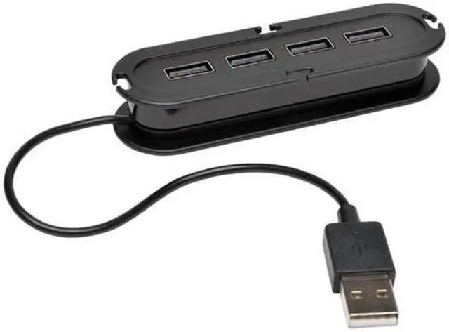 Alt view image 12 of 13 - Tripp Lite 4-Port Hi-Speed USB 2.0 Ultra-Mini Hub - hub - 4 ports ...