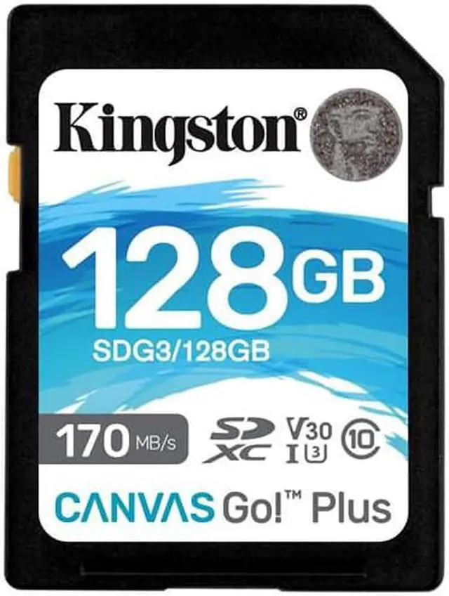 Alt view image 11 of 20 - Kingston Canvas Go! Plus 128 Gb Class 10/Uhs-I (U3) Sdxc