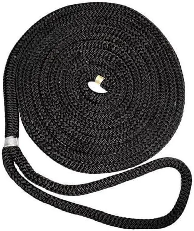 Main image of New England Ropes Double Braid Dock Line - Black - 35 Feet Double Braid Dock Line - Black - 35 Feet