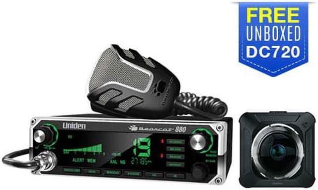 Uniden Bearcat 880 with Free DC720 Camera CB Radio with Unboxed DashCam 