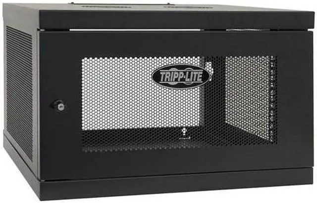 Alt view image 20 of 20 - Tripp Lite 6U Wall Mount Rack Enclosure Server Cabinet, Knock Down, 16.5" Deep, Switch Depth (SRW6UKD)