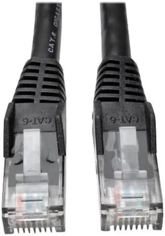 Alt view image 11 of 12 - TRIPP LITE CONNECTIVITY N201-001-BK50BP 1FT CAT6 PATCH CABLE M/M BLACK