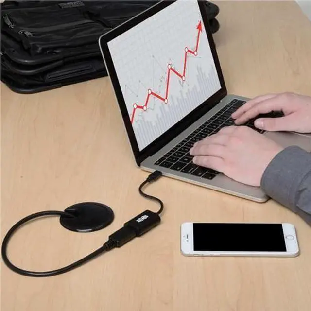 Alt view image 11 of 13 - Tripp Lite U444-06N-DP4K6B USB-C to Displayport 4K 60Hz Adapter