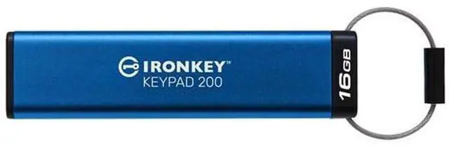 Alt view image 4 of 12 - Kingston Ironkey Keypad 200 16GB Encrypted USB