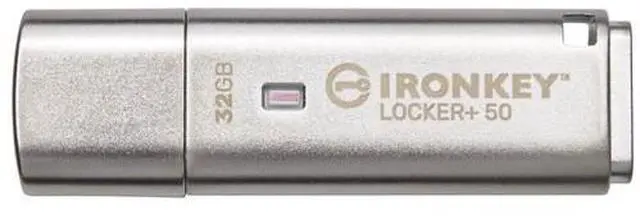 Alt view image 18 of 20 - IronKey Locker+ 50 32GB USB Flash Drive IKLP5032GB