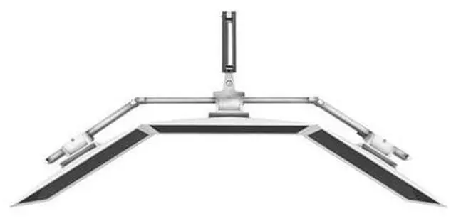 Alt view image 12 of 15 - HX TRIPLE MONITOR BOW KIT POLISHED ALUMINUM